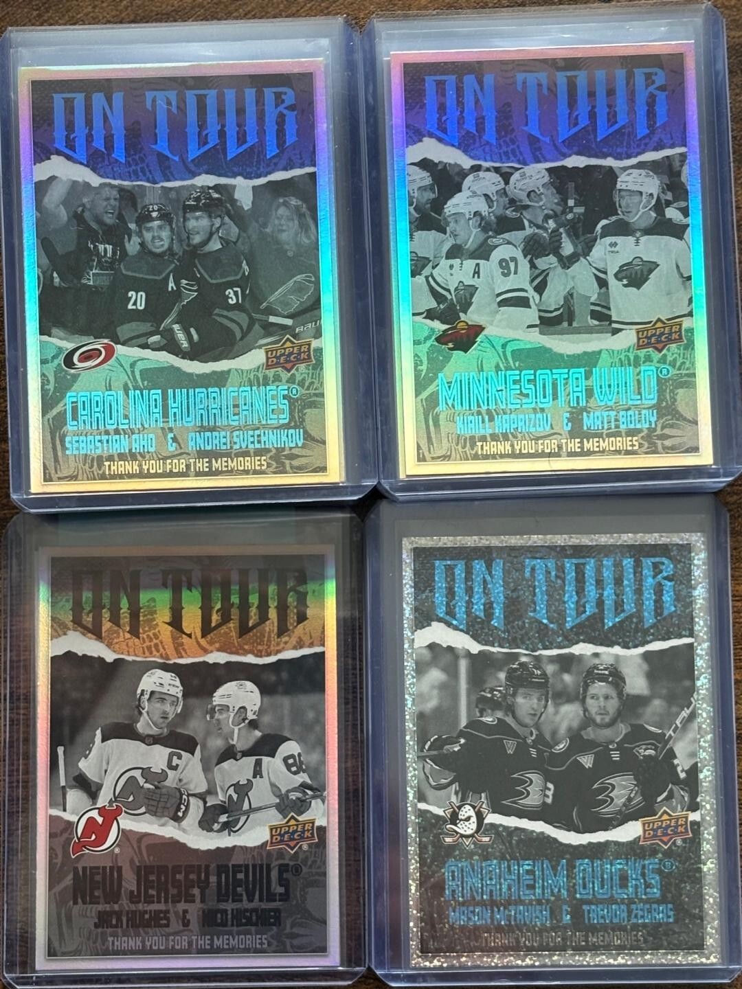 2024-25 Upper Deck HOCKEY On Tour Base/Speckle/Black (COMPLETE YOUR SETS)