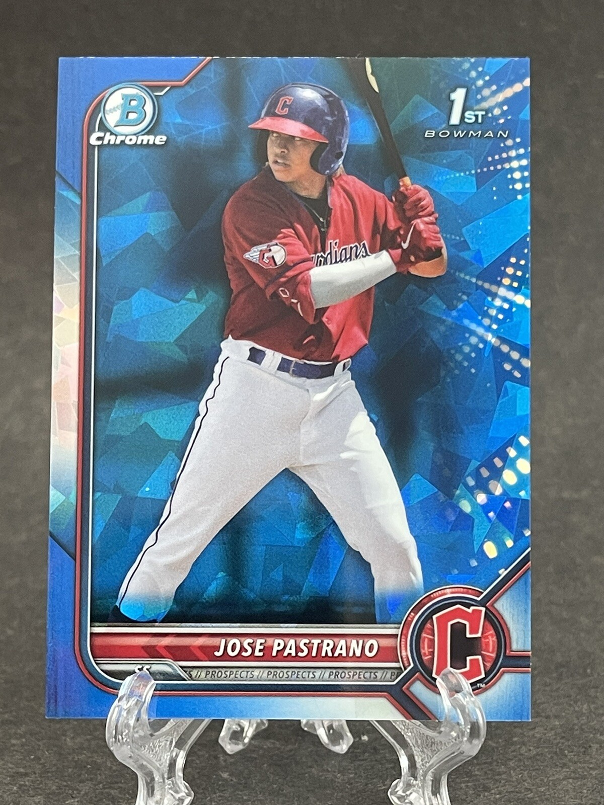 2022 Bowman Sapphire Edition #BCP-21 Jose Pastrano Cleveland Guardians 1st