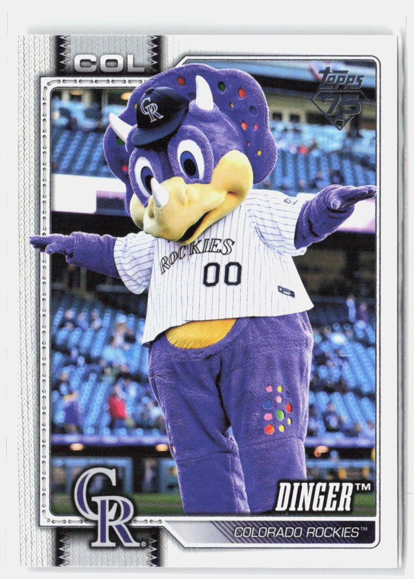 2026 Topps #M-4 Dinger Mascots