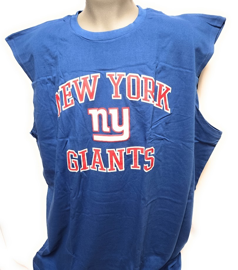 Mens Fanatics New York NY Giants Football Big & Tall NFL Muscle Tank Tee Shirt