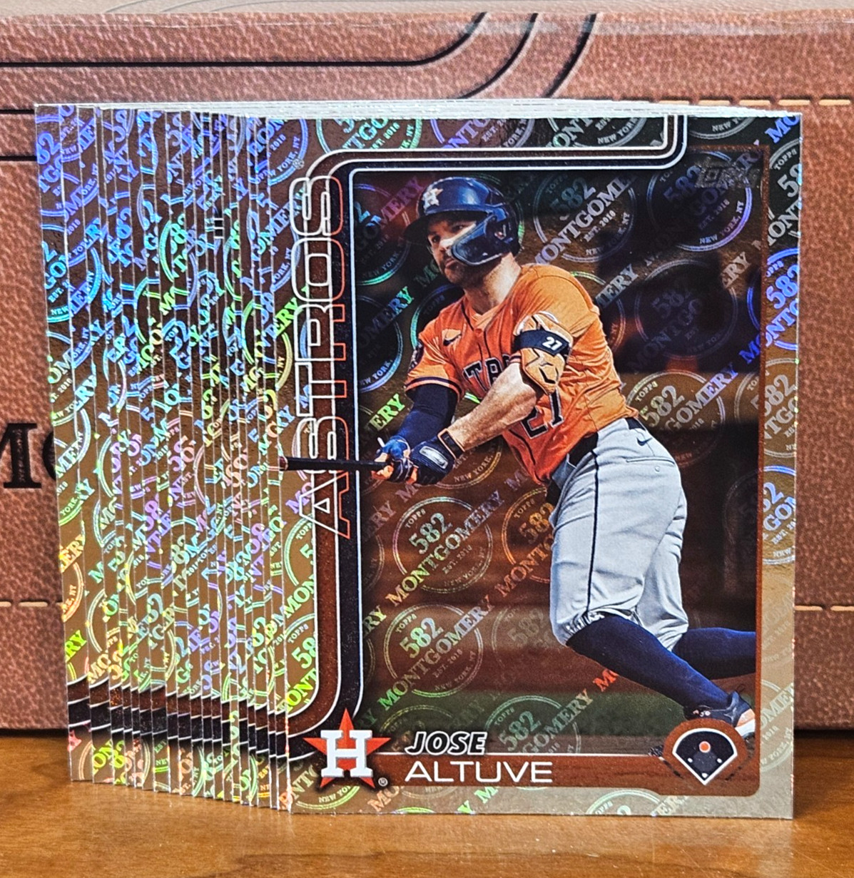 2025 Topps 582 Montgomery Club ASTRO TEAM SET (21) Series 1 & 2 SP Foil Complete