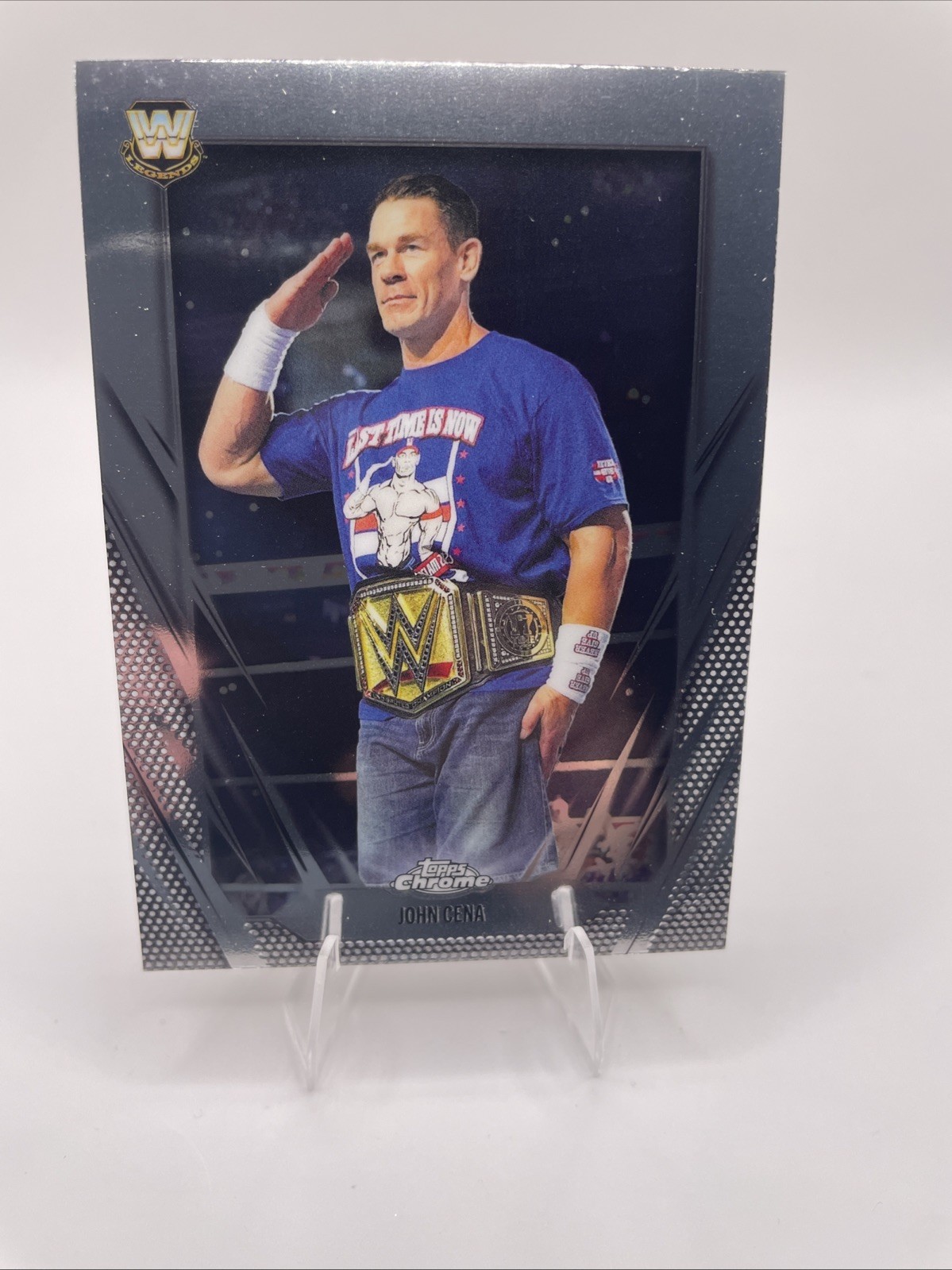 John Cena 2026 WWE Topps Chrome Legends Wrestling Card