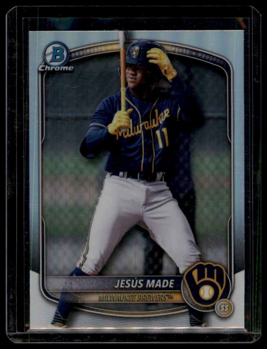 2025 Bowman Draft #BDC-196 Jesus Made Chrome Refractor
