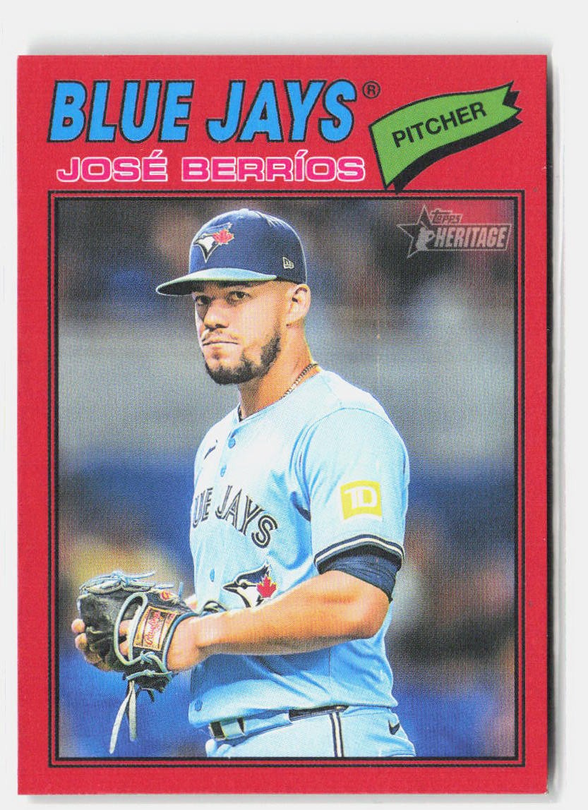 2026 Topps Heritage #56 José Berríos Red