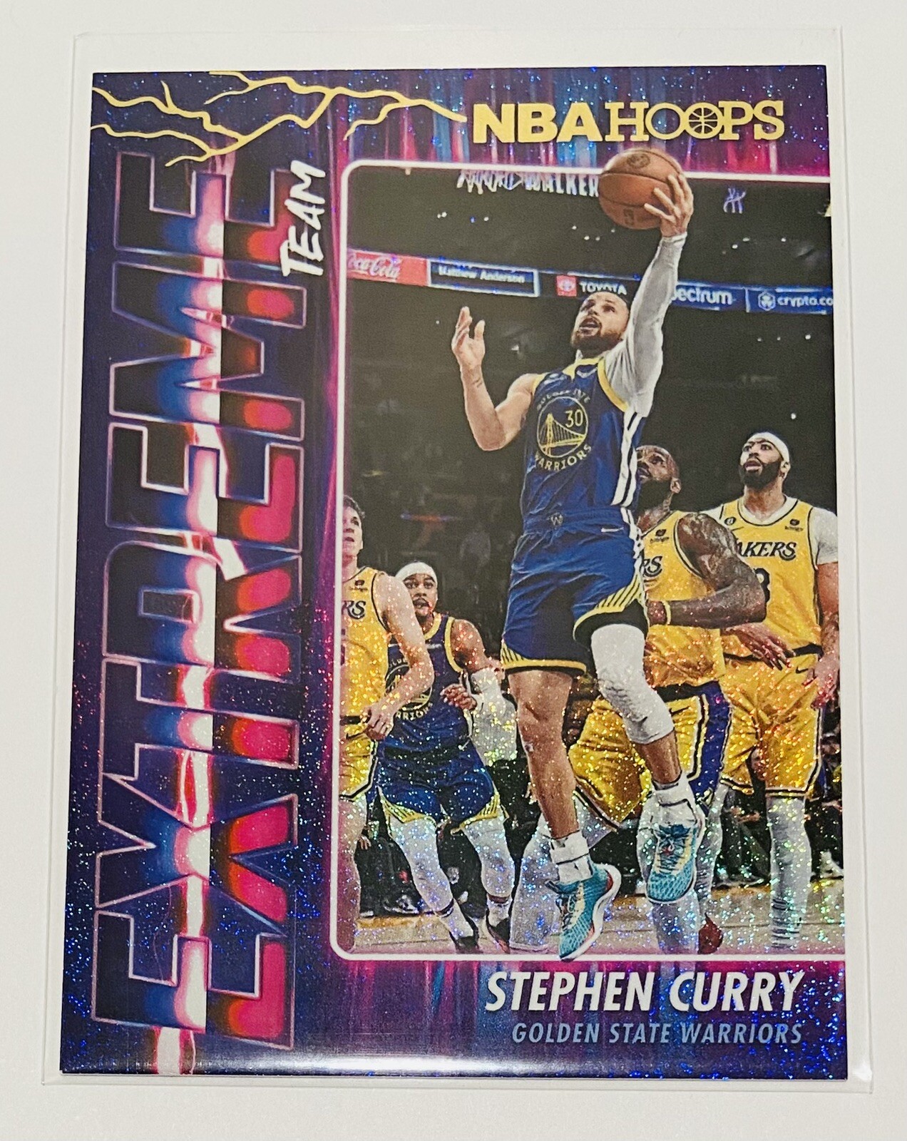 2023-24 NBA Hoops Extreme Team Sparkle SP Stephen Curry Steph Curry #8 Warriors