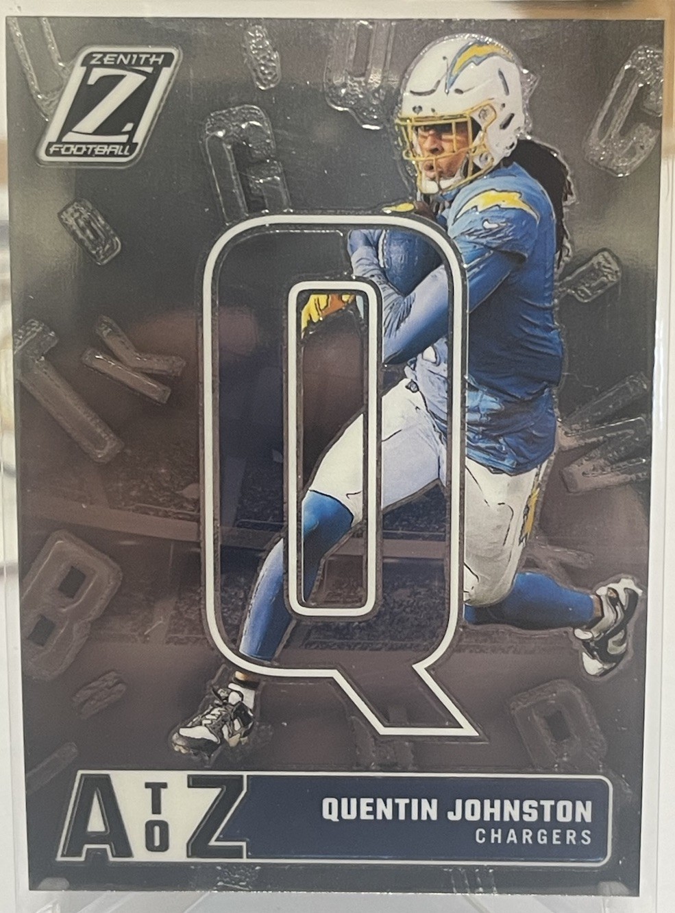 2024 Panini Zenith – A to Z Quentin Johnston #17 Chargers