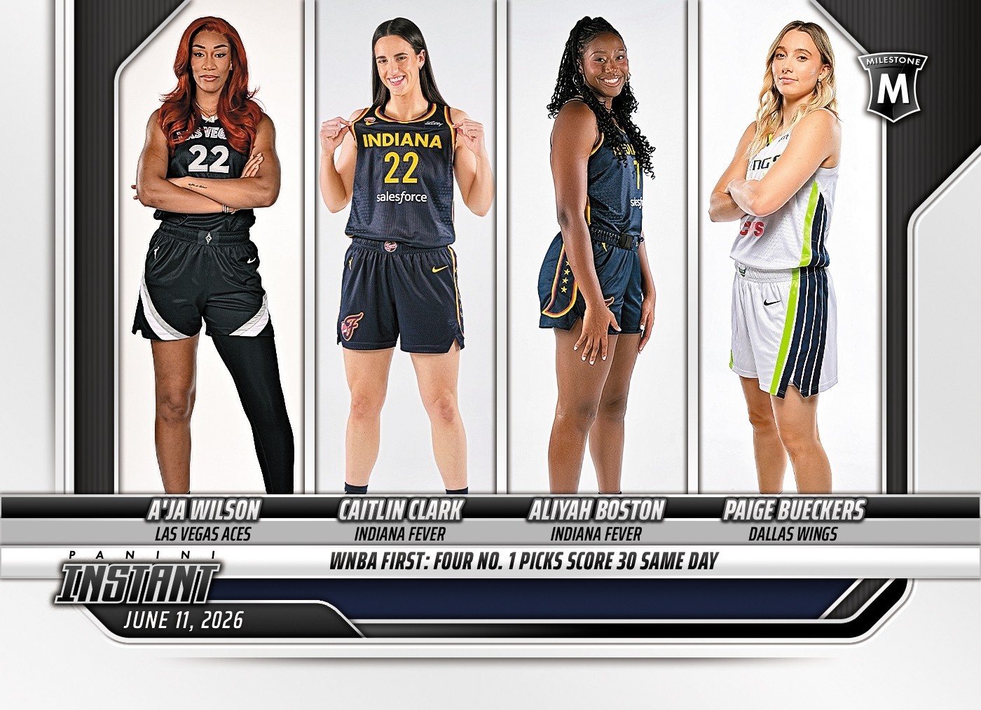 2026 Panini Instant WNBA #149 Wilson Caitlin Clark Fever Boston Bueckers PRESALE