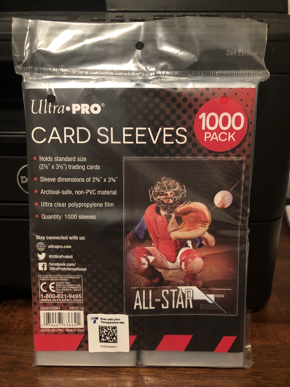 Ultra Pro Penny Card Soft Sleeves 1000 Pack for Standard Sized Cards