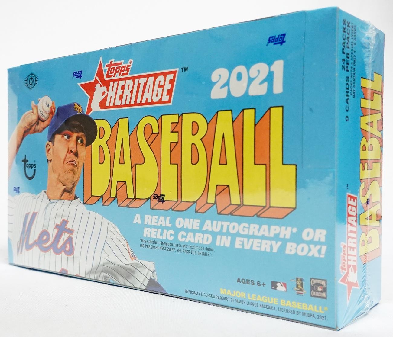 2021 TOPPS HERITAGE BASEBALL HOBBY BOX