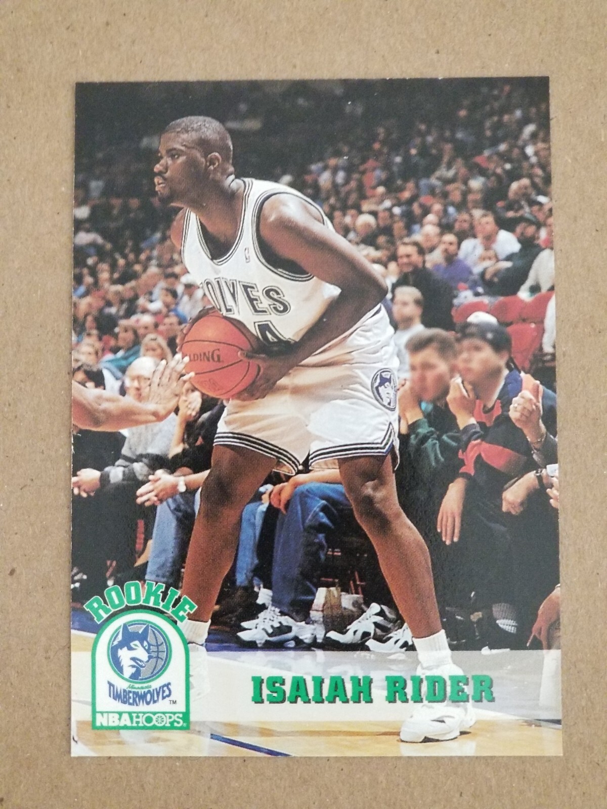1993-94 NBA Hoops Basketball Isaiah Rider Minnesota Timberwolves RC #367
