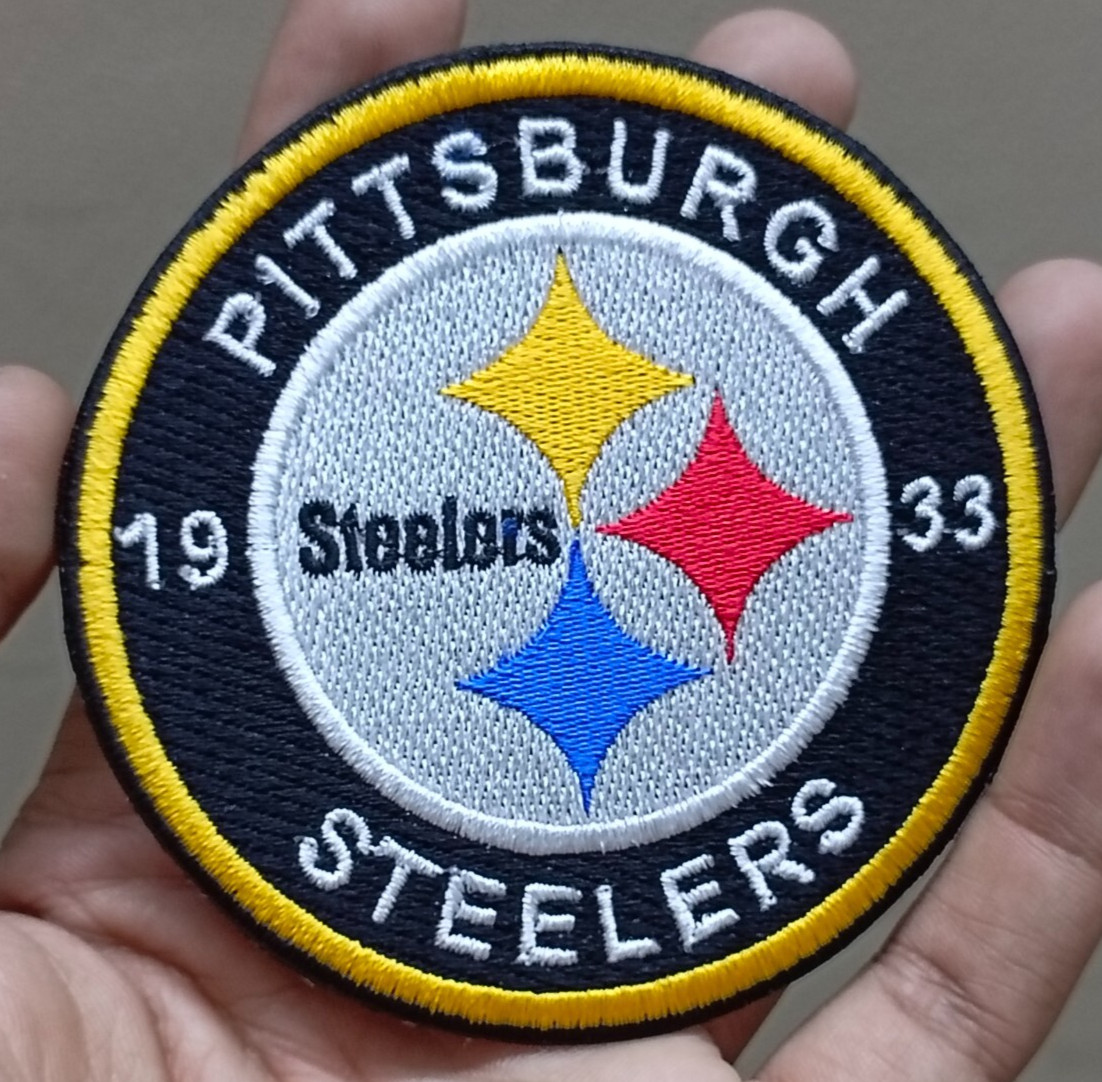 Pittsburgh Steelers NFL Team Logo Iron On Patch – Sew Patch – Embroidered Patch