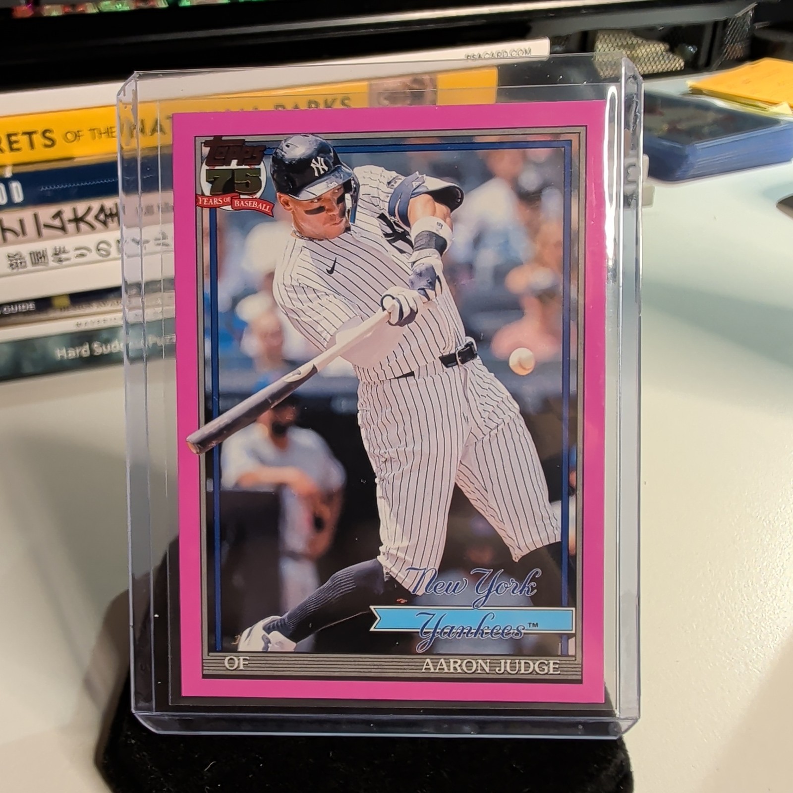 2026 Topps Series 1 – 1991 Topps Baseball Aaron Judge #T91-34 Pink