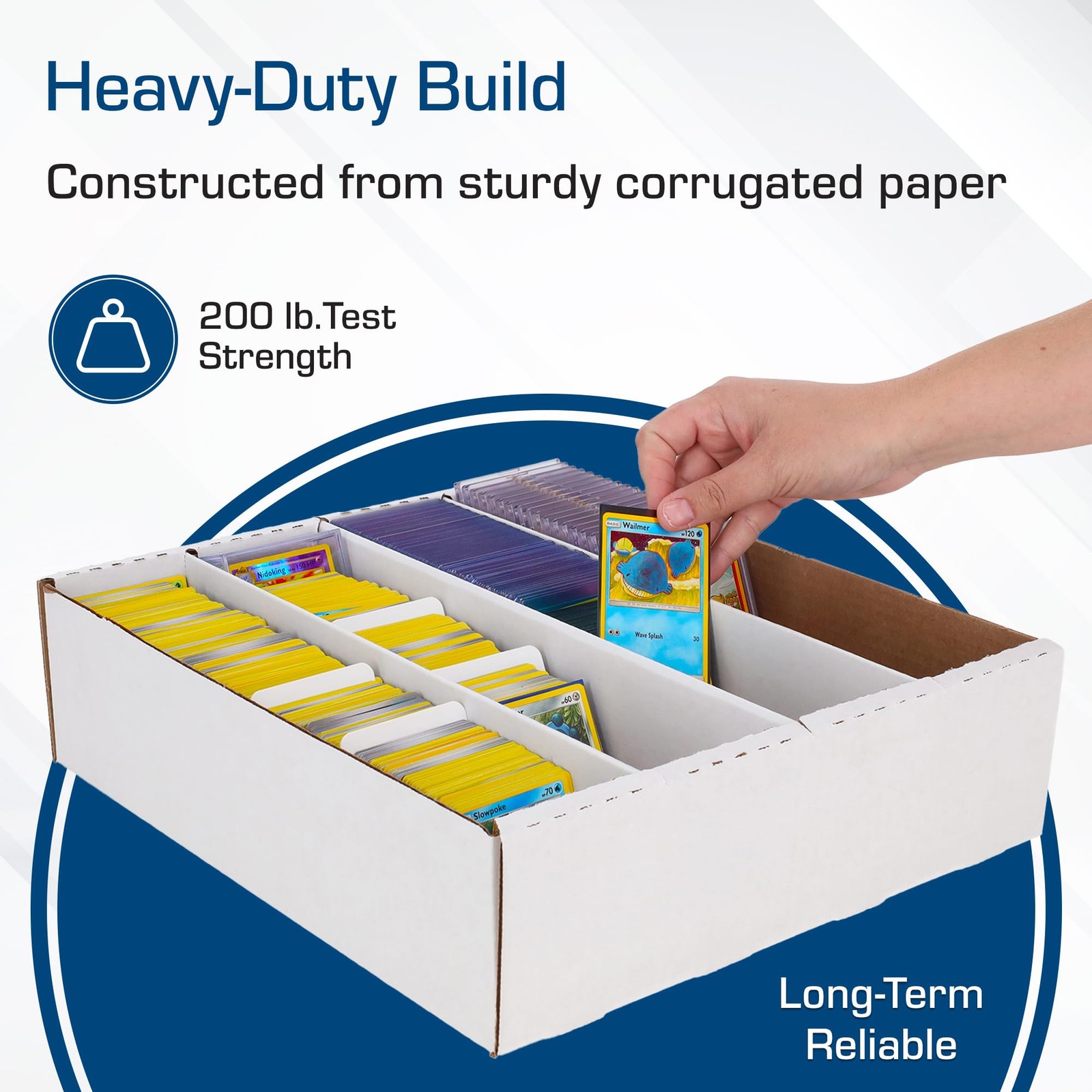 BCW Monster Box – 5ct Trading Card Storage Box | Holds 3200 Cards | Sports & …