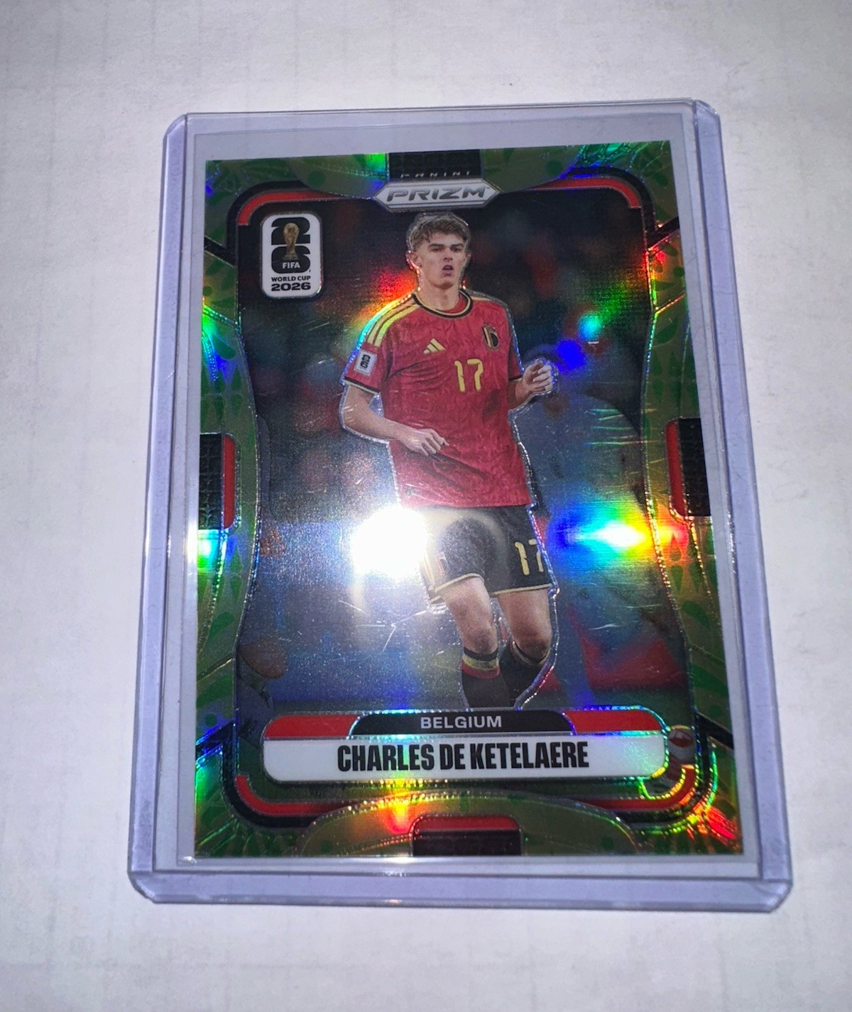 Panini Prizm FIFA World Cup 2026 Charles De Ketelaere Belgium #156 /70