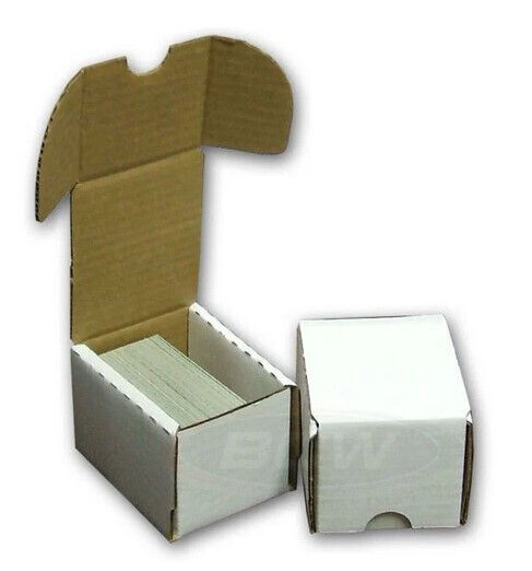 New (1) BCW 100 Count Cardboard Trading Card Storage Box