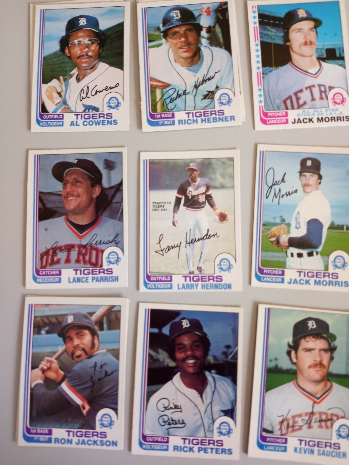 1982 O-Pee-Chee Baseball Singles You Pick From List