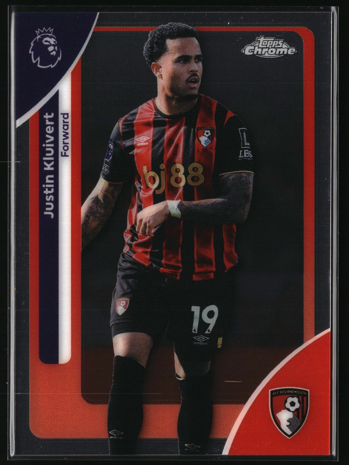 2025-26 Topps Chrome Premier League Justin Kluivert #1