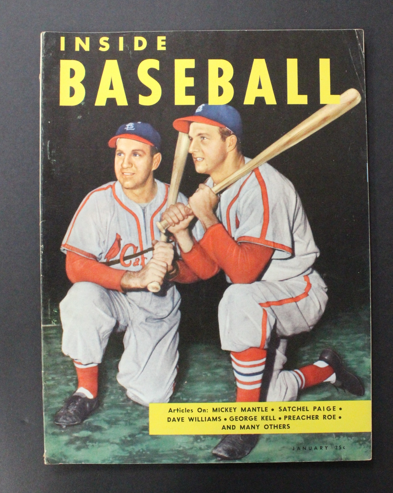 January 1953 Inside Baseball Magazine Musial Cover *M547