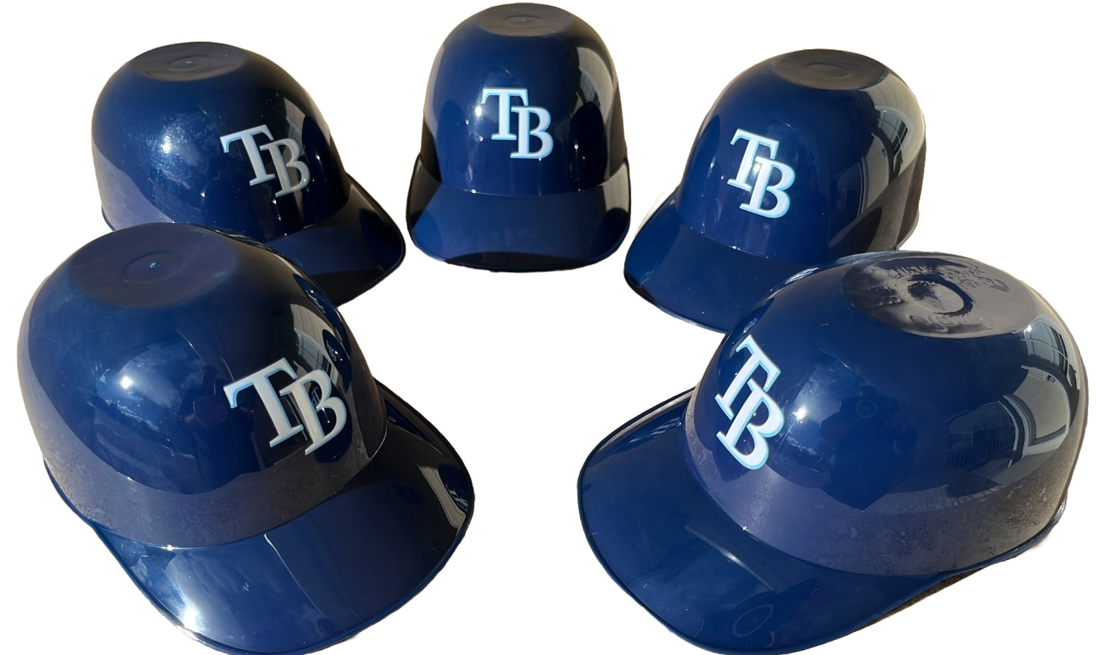 ⚾ Tampa Bay Rays MLB Rawlings Mini Ice Cream Snack Helmet 5 Pack