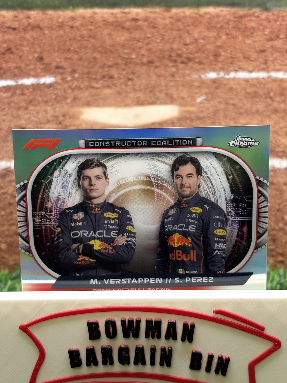 2022 Topps Chrome Formula 1 – Constructor Coalition Max Verstappen, Sergio Perez