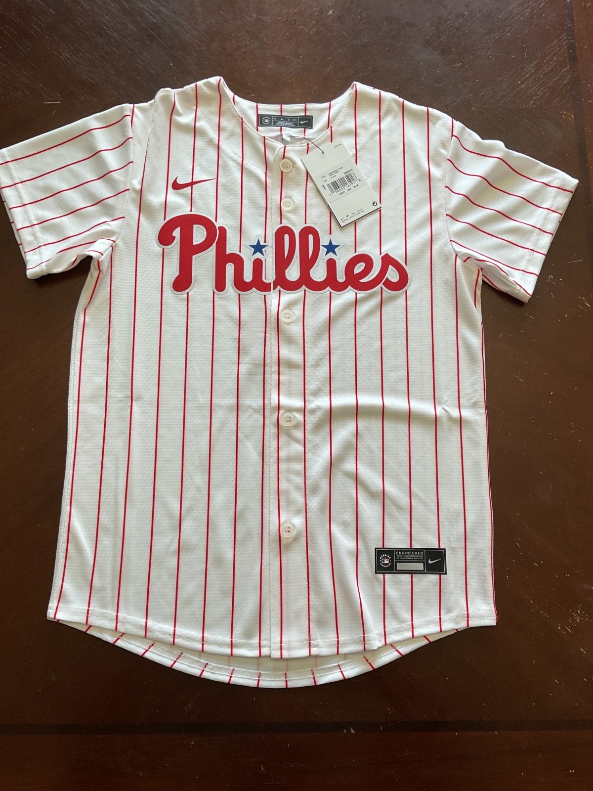 NWT Philadelphia Phillies Bryce Harper Nike Limited Home Jersey Youth Kid M