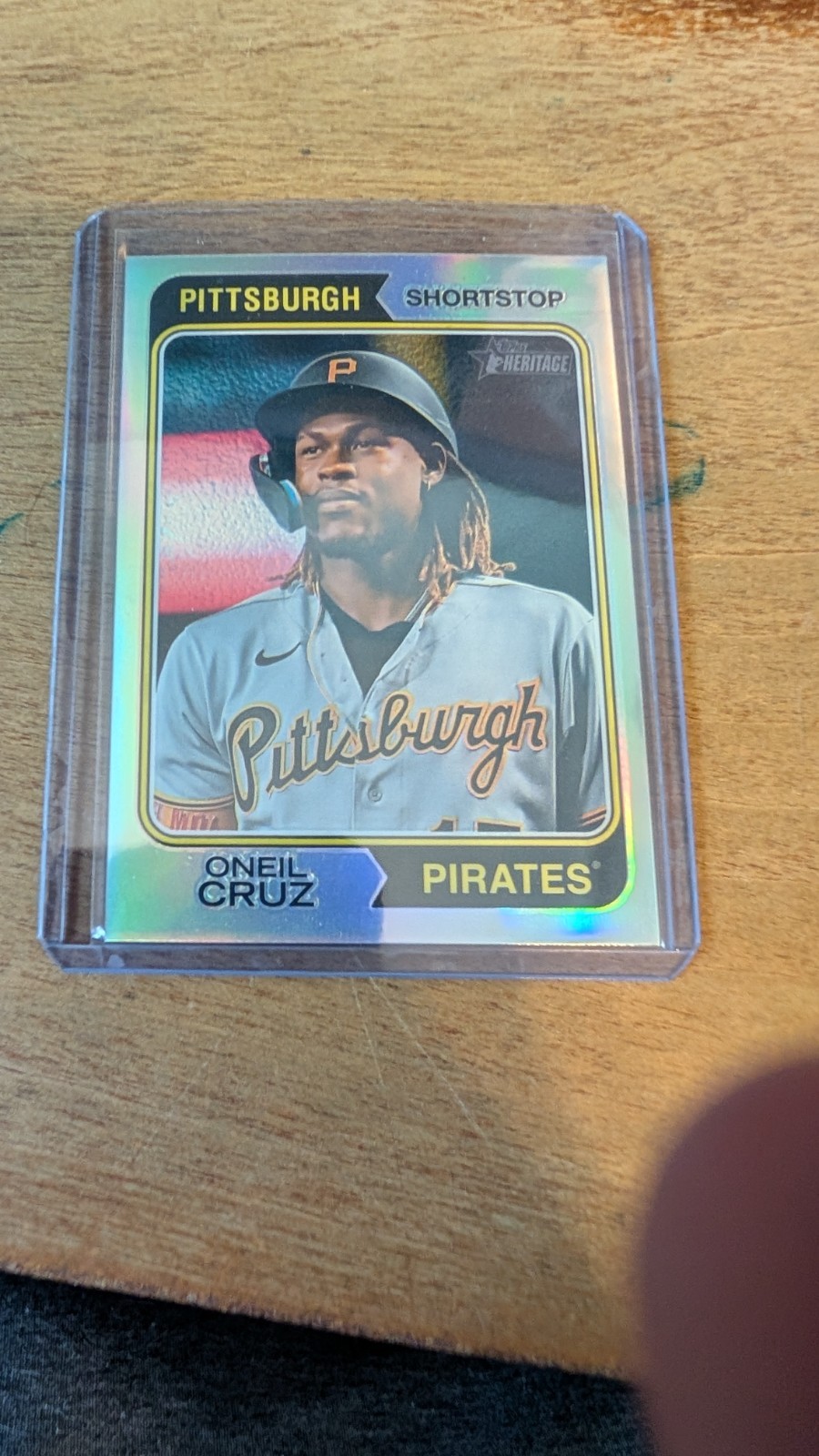 2023 Topps Heritage Oneil Cruz Chrome Refractor #102/574 Pirates