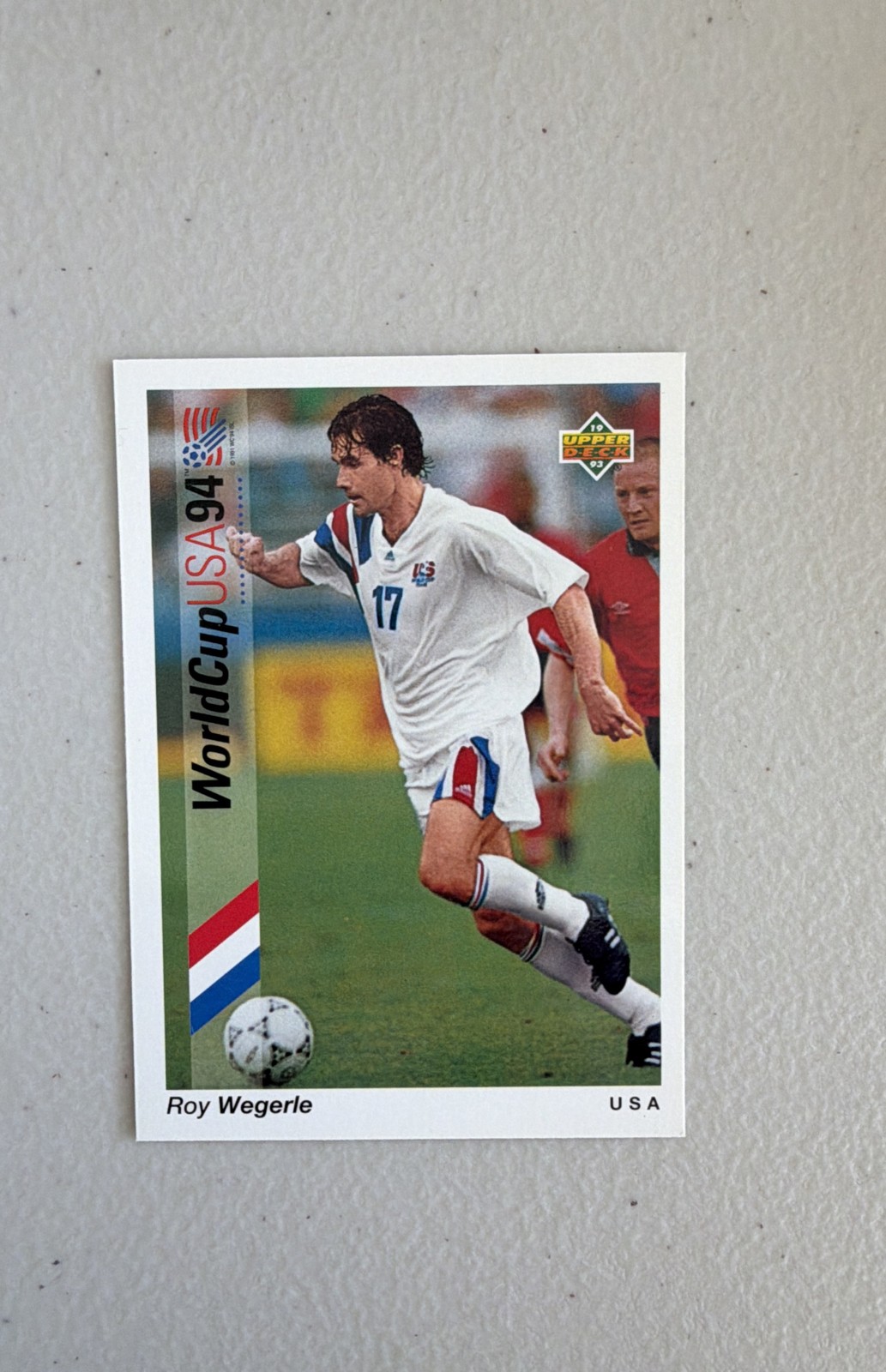 1993 Upper Deck World Cup 94 Preview English/Spanish – Roy Wegerle #17