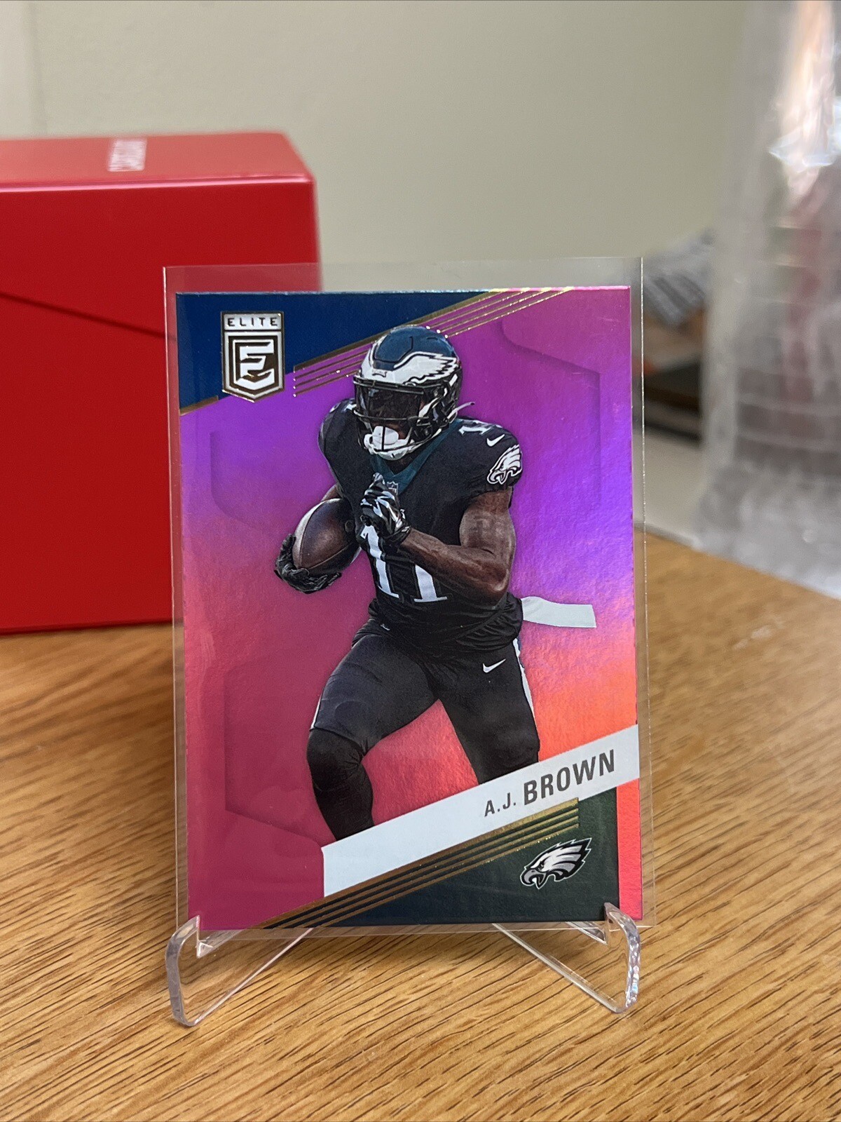 2023 Donruss Elite Pink #1 A.J. Brown Philadelphia Eagles SP Rare
