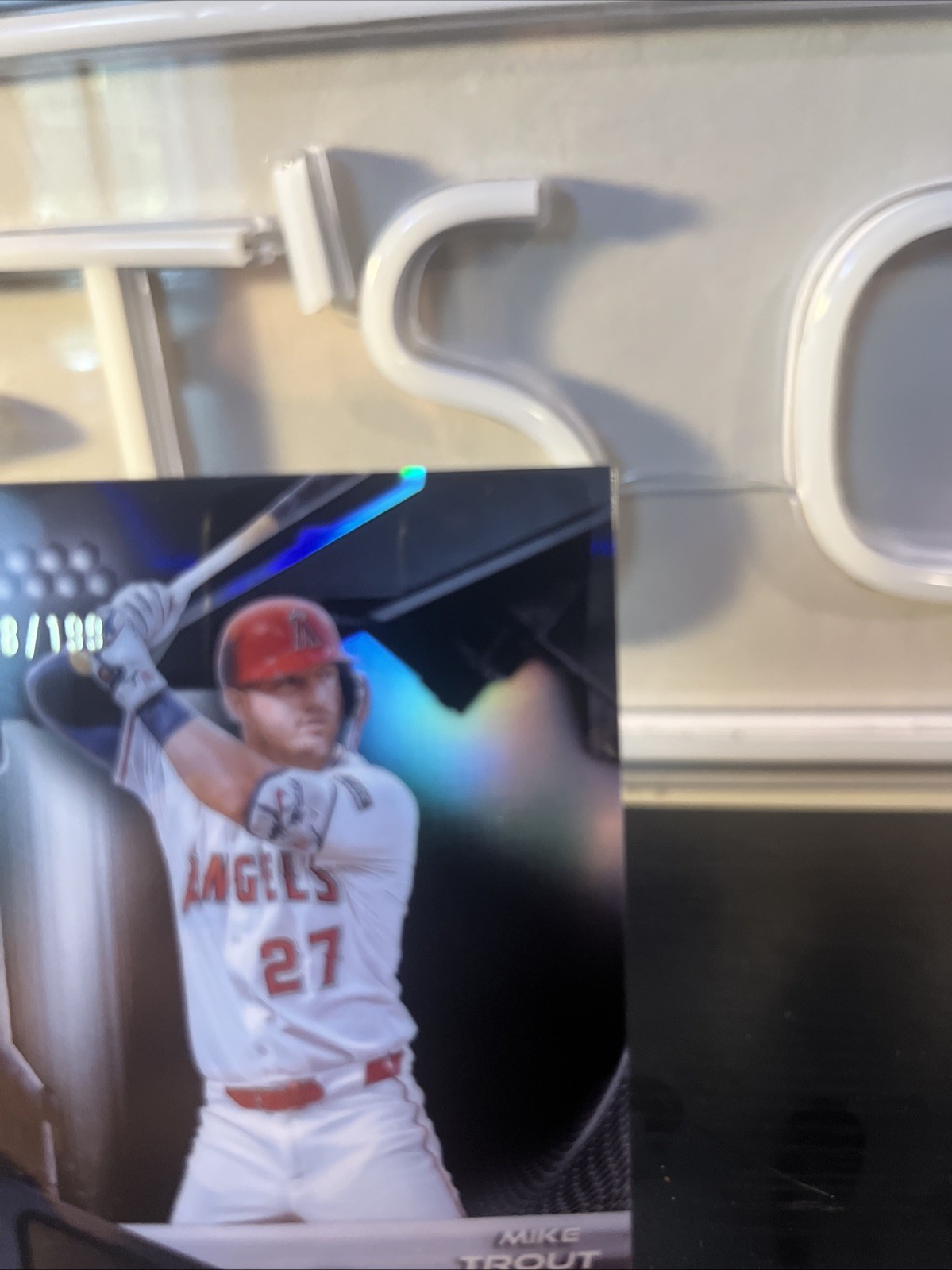 2026 Topps Chrome Black Mike Trout Refractor /199 Angels 🔥