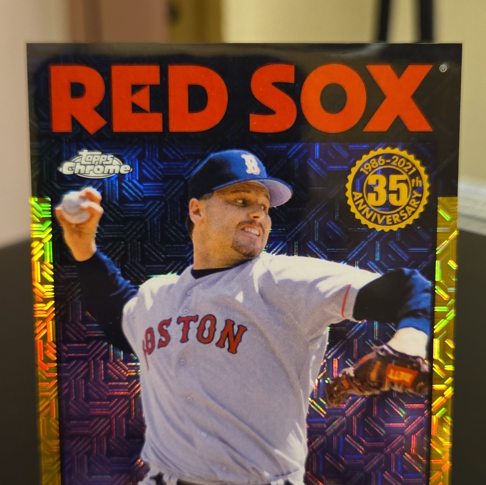 Topps 2021 Silver Pack 1986 Chrome Roger Clemens Red Sox Gold /50 #86BC-40