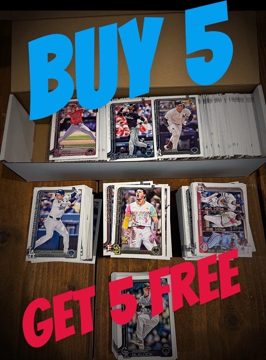 2025 Topps Baseball Series 1 Singles Cards #1-175 You Pick Complete Your Set