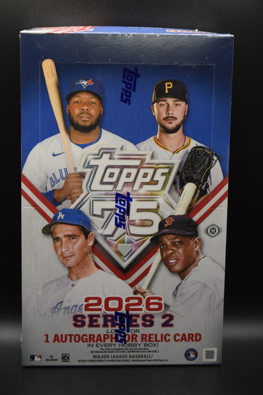 2026 TOPPS SERIES 2 BASEBALL HOBBY BOX (1 AUTO/RELIC) MLB Brand New Sealed QTY