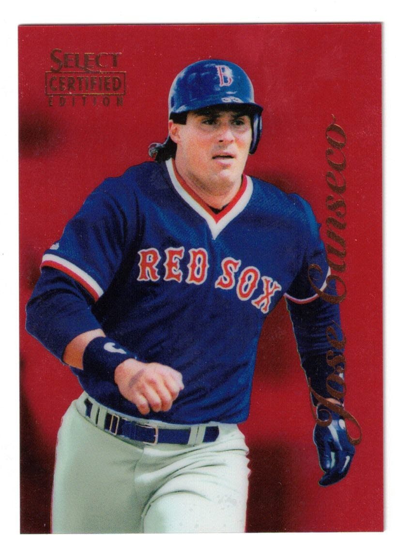 1996 Select Certified Edition – Jose Canseco #98 Red /1800 See Scans Red Sox