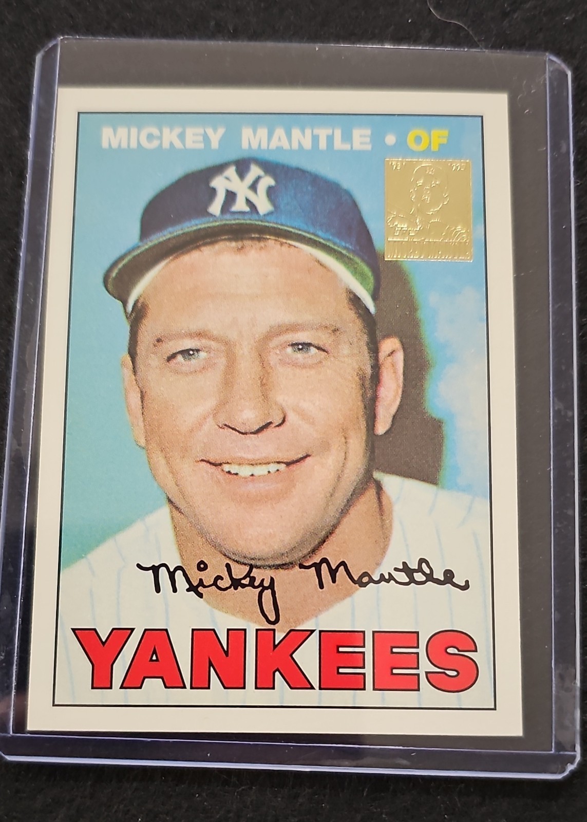 1996 Topps – Mickey Mantle Commemorative Reprints Mickey Mantle #17 1967 Topps