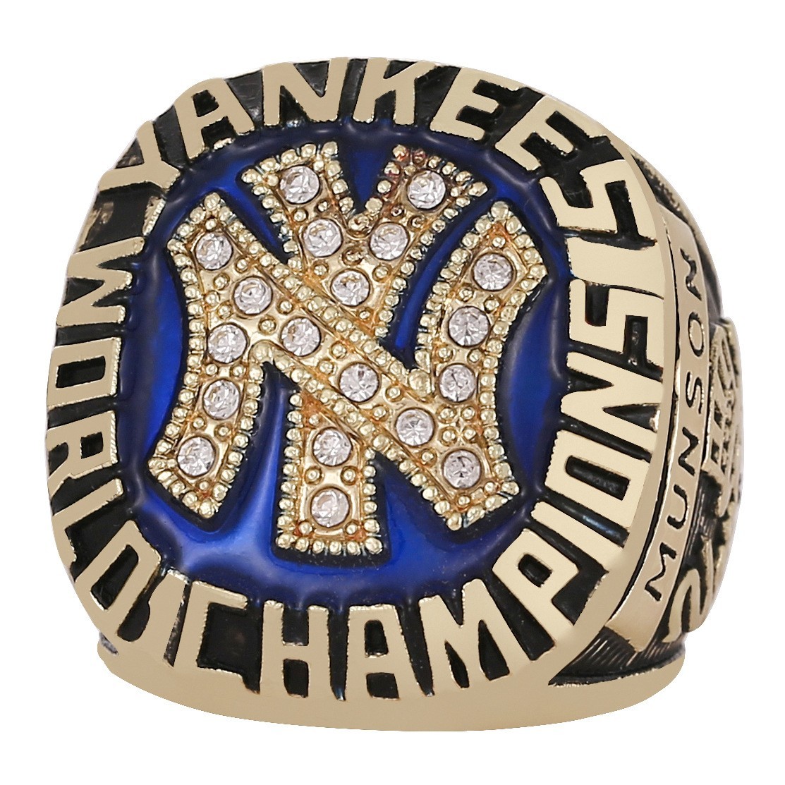 1977 NY Yankees World Series Ring – MUNSON #15 – Fan Gift – MLB Replica Ring