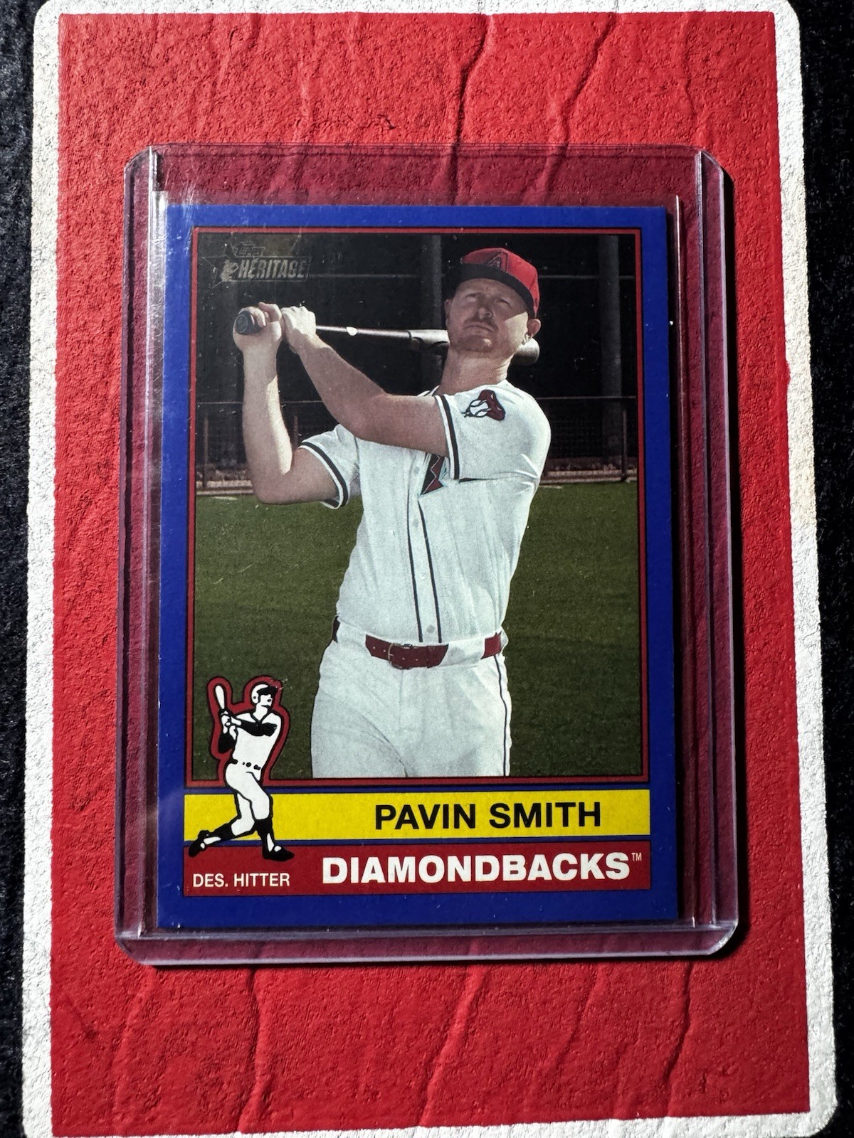 #535 Pavin Smith Dark Blue Border – 2025 Topps Heritage High Number