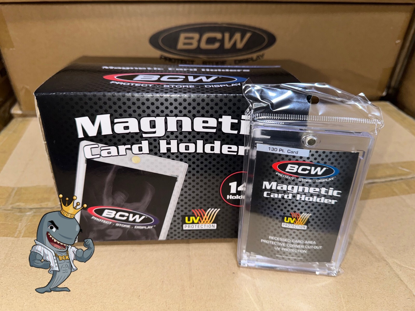 BCW Magnetic 130pt Card Holder 14ct Box – $2.08/Magnet FREE SHIP
