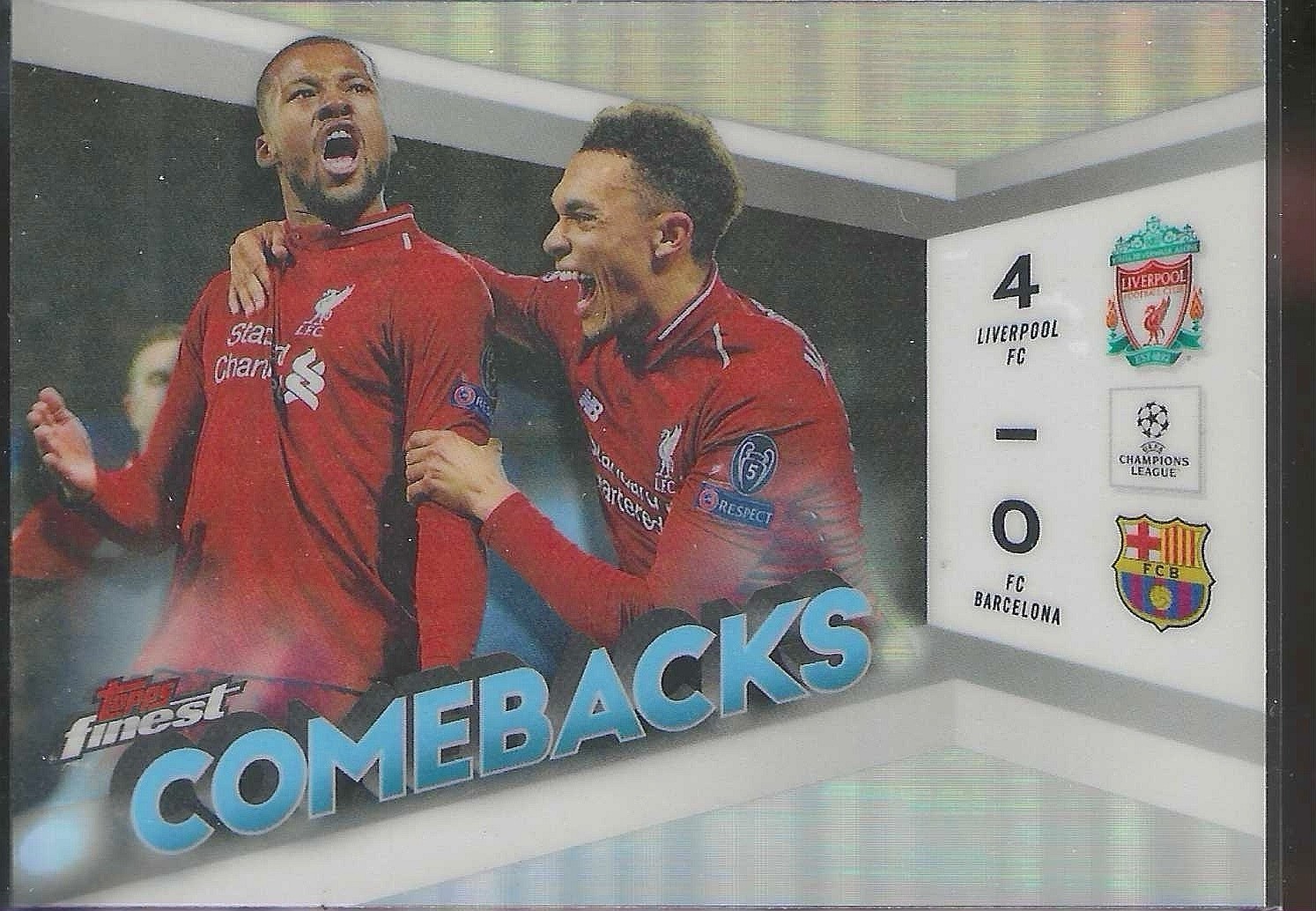 2023-24 Finest UEFA Club Competitions Comebacks Liverpool FC Georginio Wijnaldum