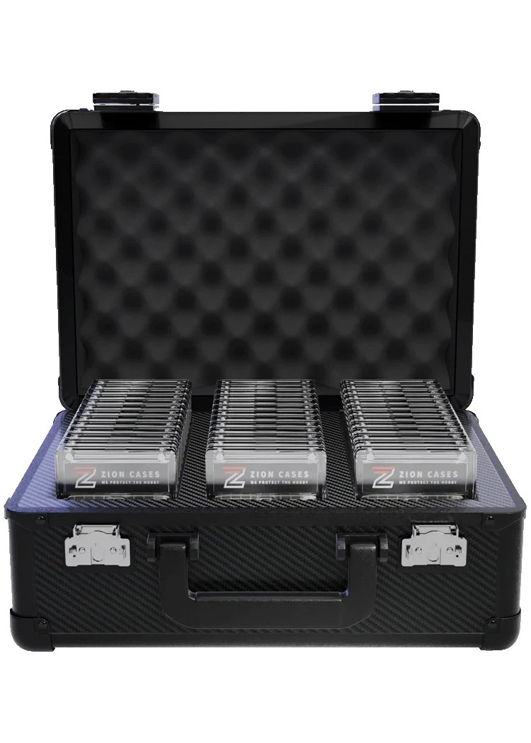 Topps zion 3 row slab case with tsa lock