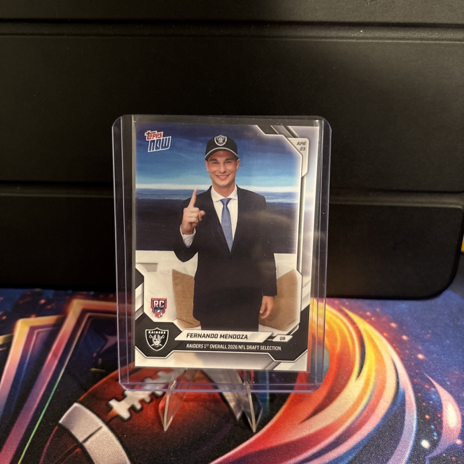 Topps NOW 2026 Rookie Fernando Mendoza #FMEN Las Vegas Raiders NFL Draft
