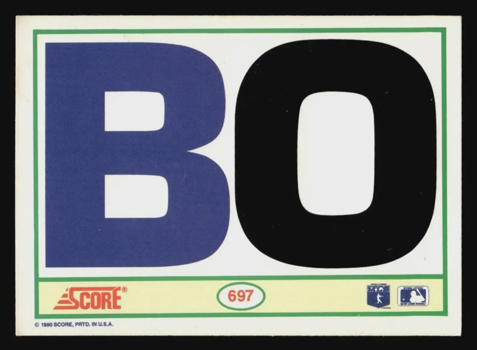 1990 Score – Bo Jackson BO KNOWS #697 MINT