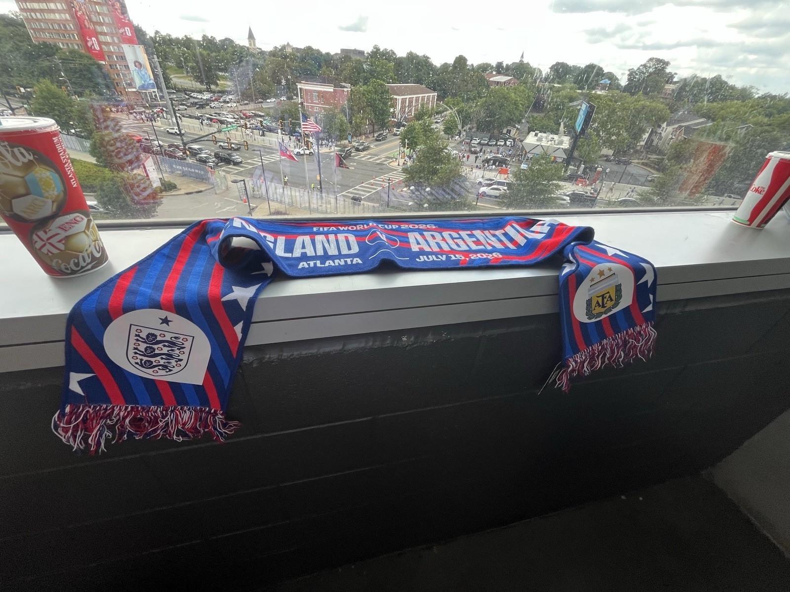 England v Argentina Official Semi Final FIFA World Cup Match Day Scarf 7/15/2026