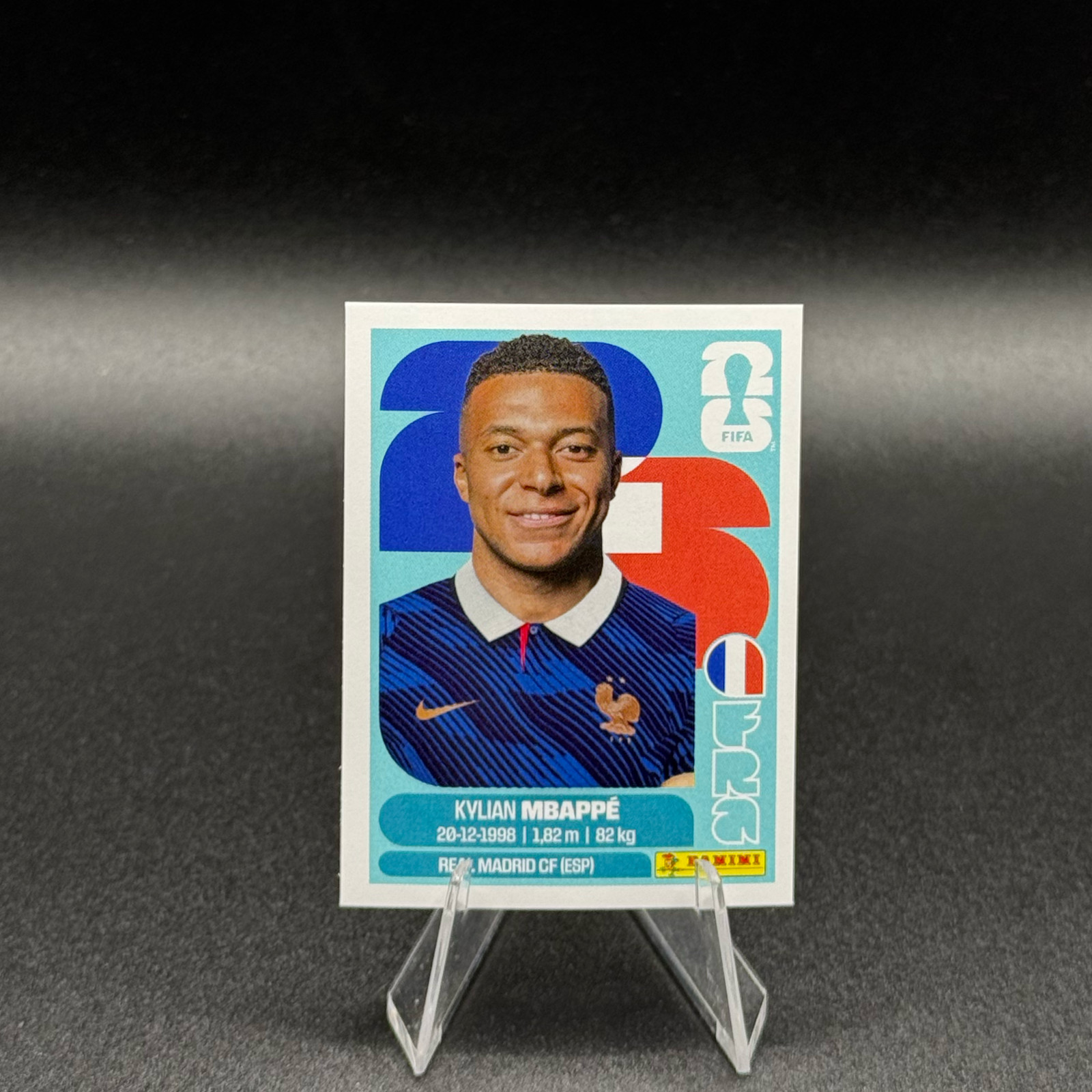 2026 Panini FIFA World Cup Kylian Mbappe France Sticker FRA20 Real Madrid