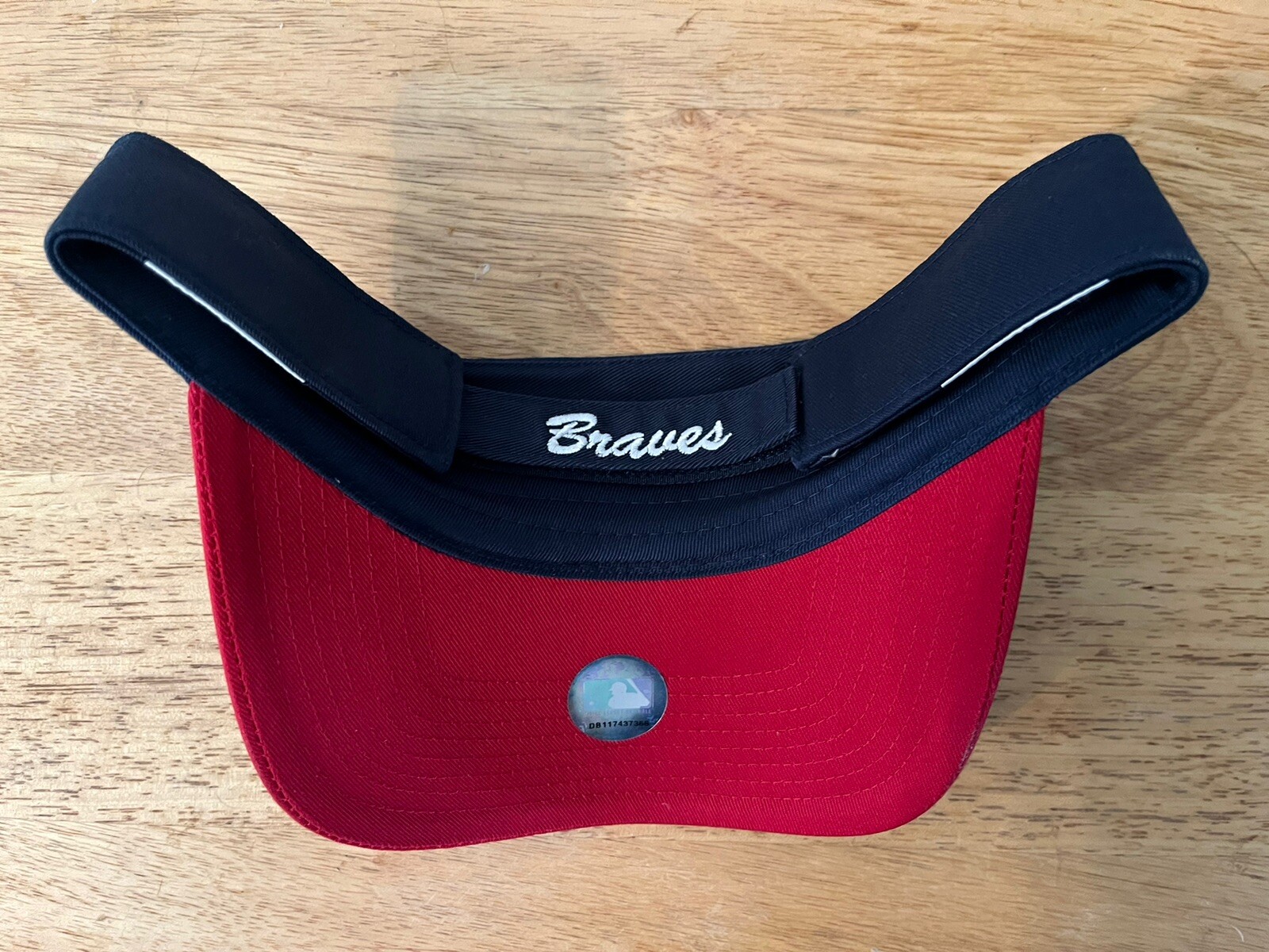 Atlanta Braves Visor Hat Cap NWT