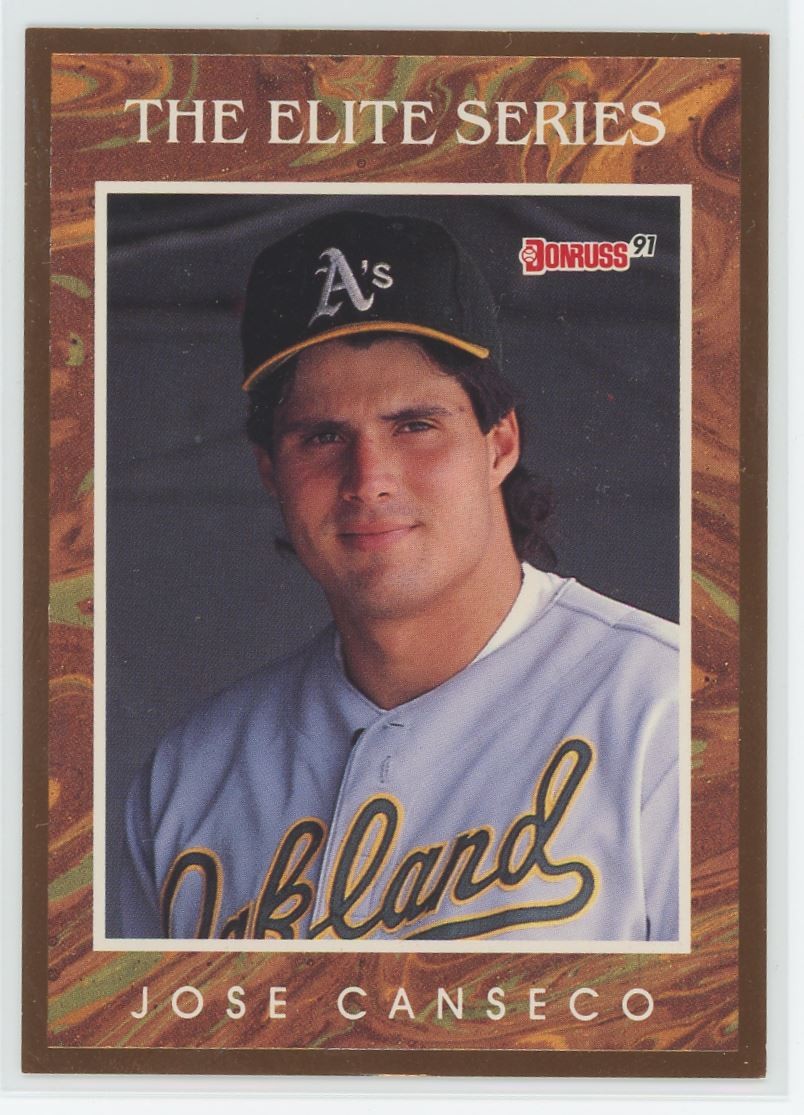 1991-92 The Elite Series Jose Canseco 3 Base /10000