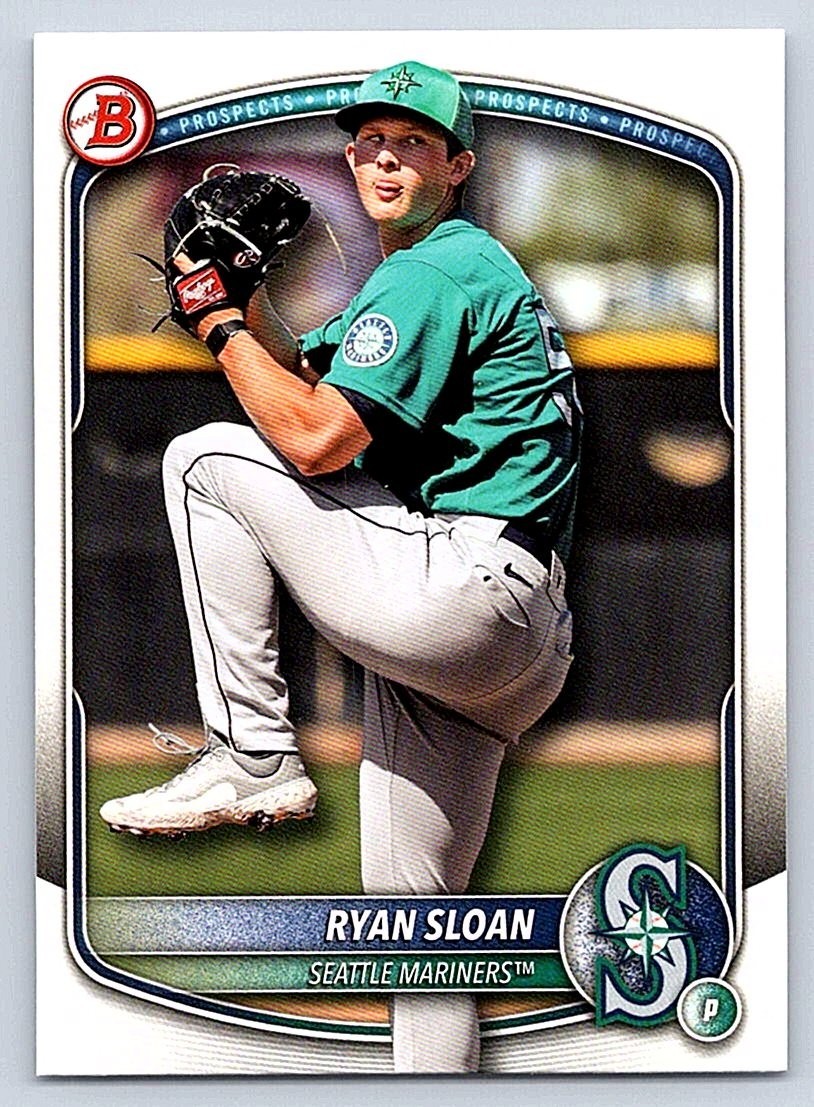 RYAN SLOAN MARINERS 2025 BOWMAN DRAFT #BD-94