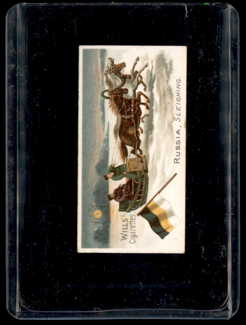 1900 Sports of All Nations RUSSIA, SLEIGHING Best Birds Eye #32