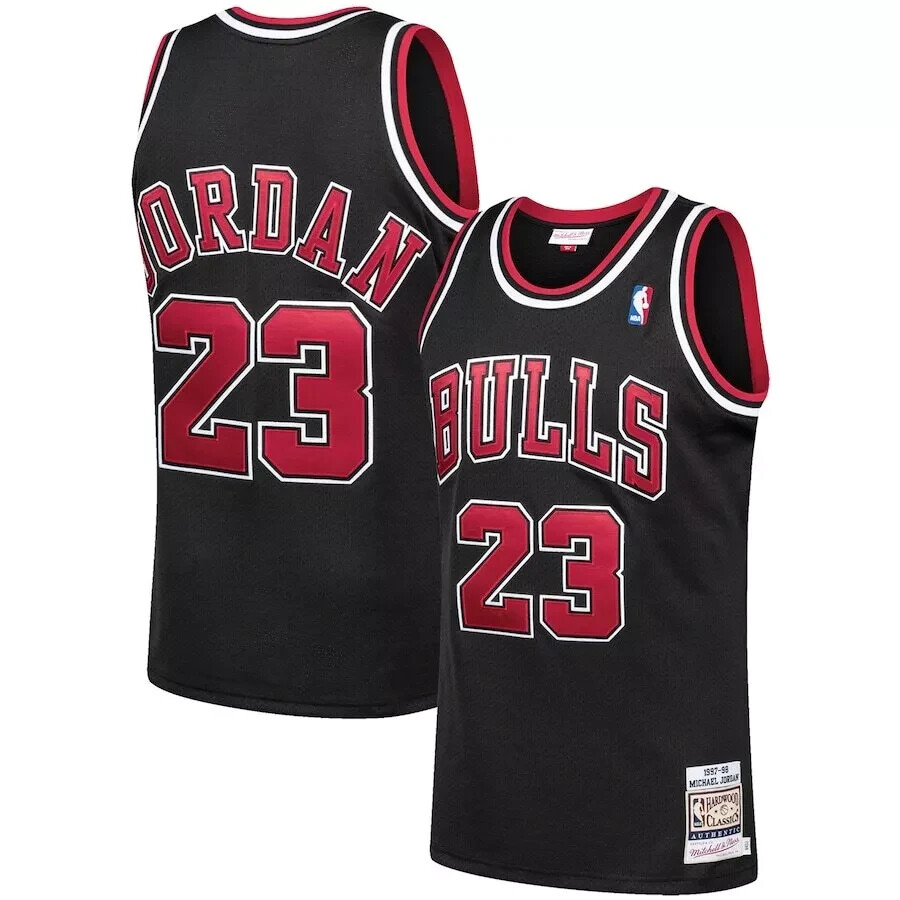 Chicago Bulls 97/98 – Jordan – Basketball NBA – Black – 3XL (USA-2XL) Embroidery
