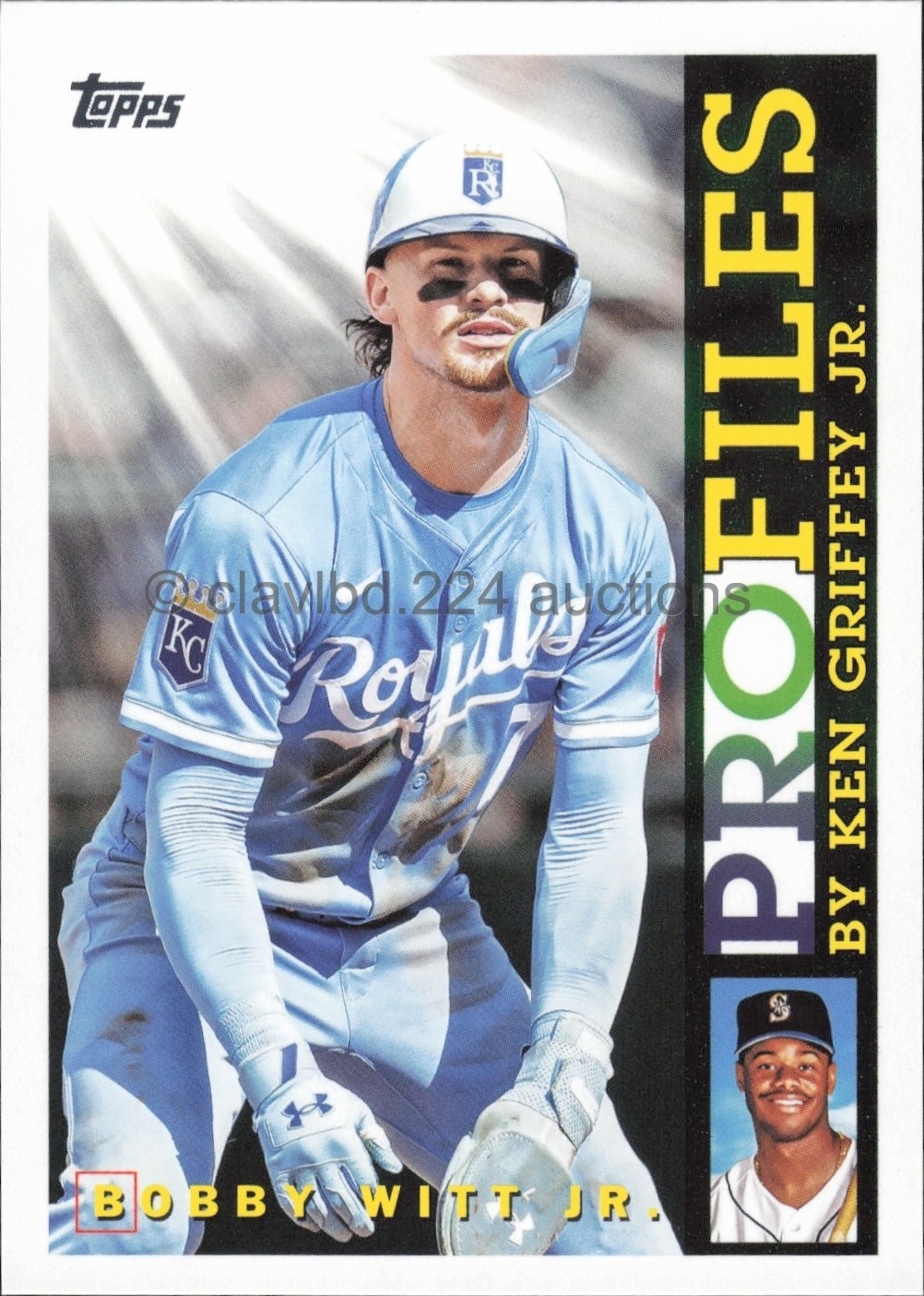 2026 TOPPS MLB – Bobby Witt Jr – Profiles by Ken Griffey Jr #TP-16 Royals
