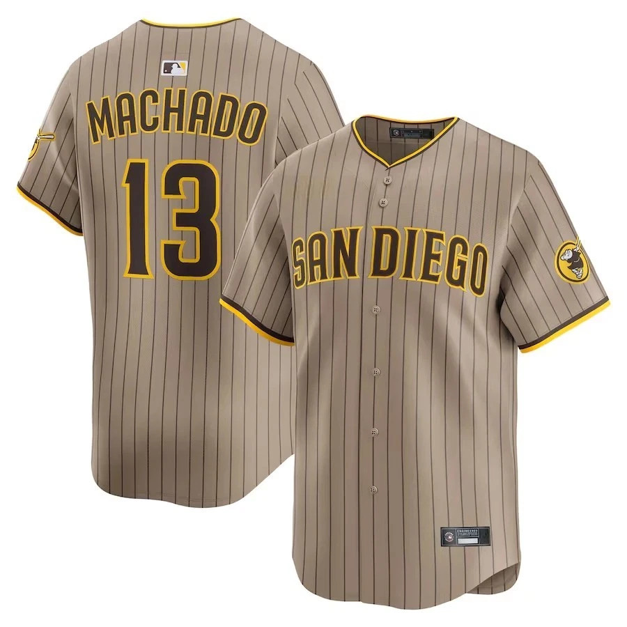 HOT! Men’s San Diego Padres #13 Manny Machado Alternate Limited Jersey ALL SIZE